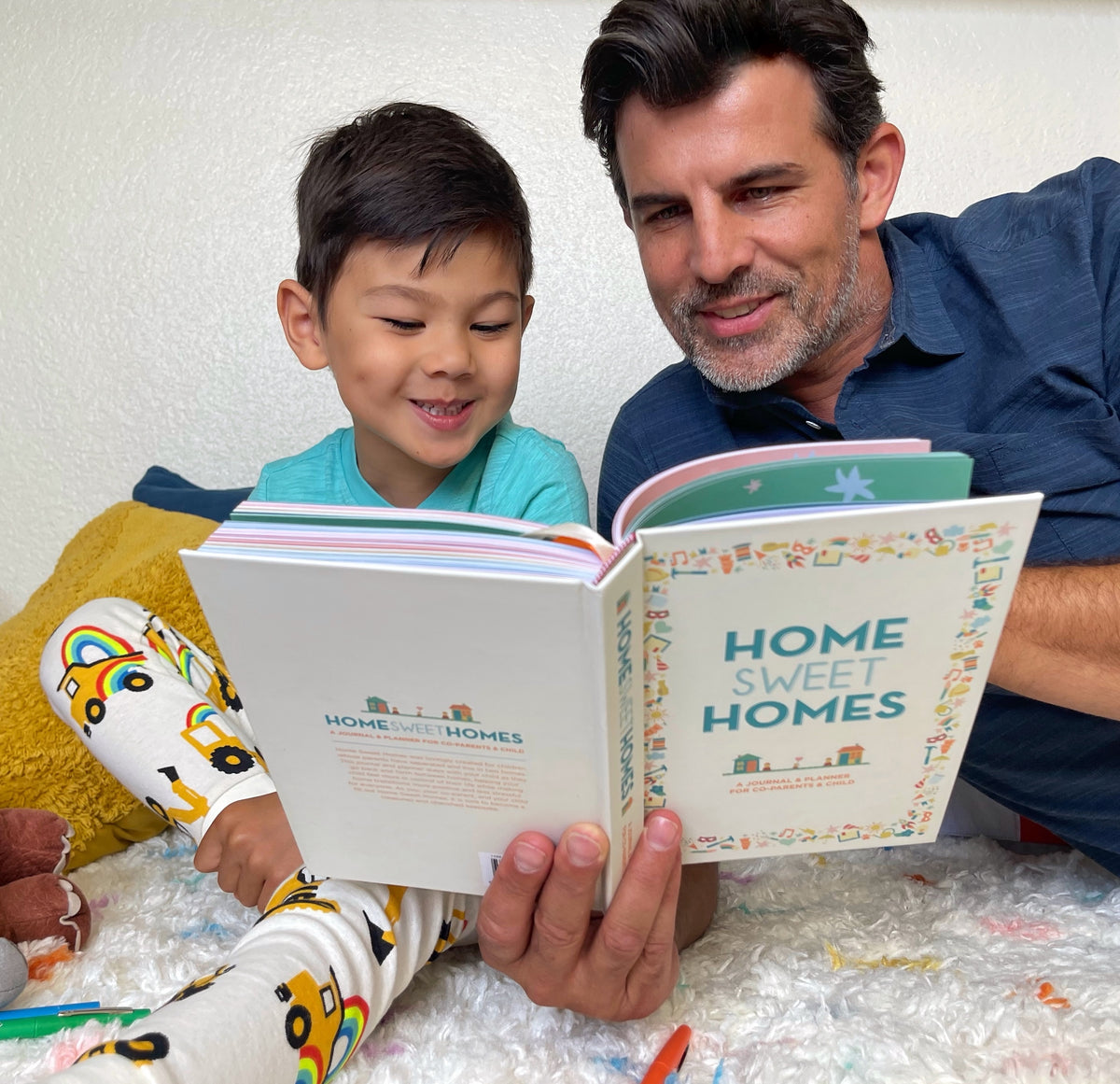Reimagining co-parenting with a journal and planner made for children of divorce or separation.