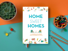 Load image into Gallery viewer, Home Sweet Homes Journal &amp; Planner for Co-parents &amp; Child

